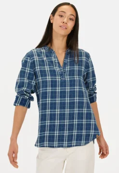Damen Camel Active Blusen^Schlupfbluse aus reiner Baumwolle