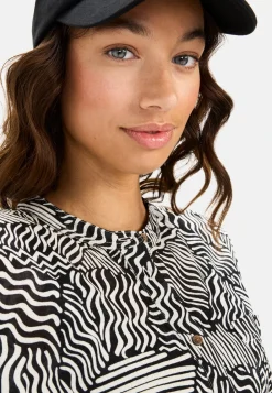 Damen Camel Active Blusen^Schlupfbluse mit Allover Print