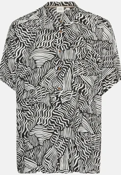 Damen Camel Active Blusen^Schlupfbluse mit Allover Print