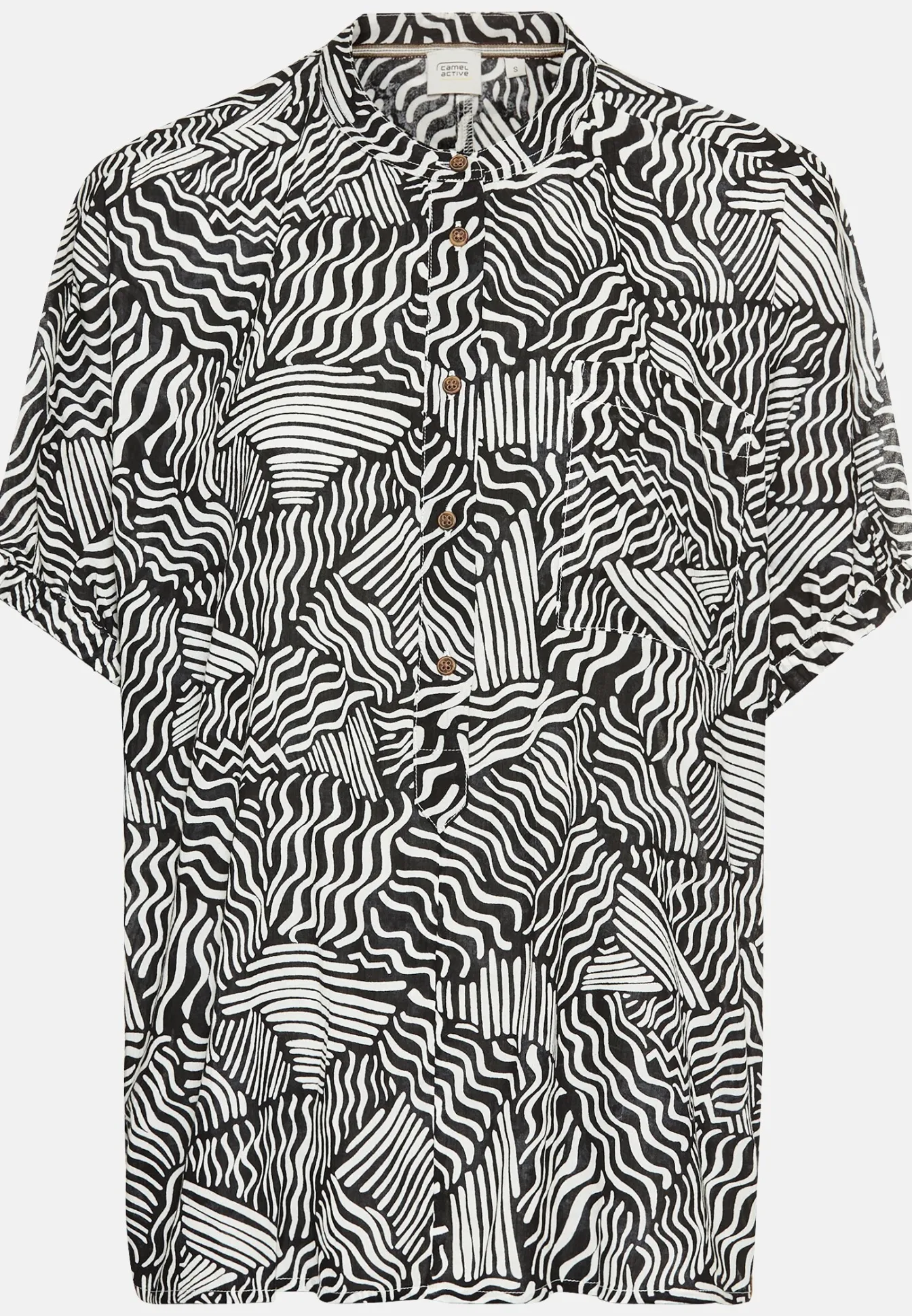 Damen Camel Active Blusen^Schlupfbluse mit Allover Print