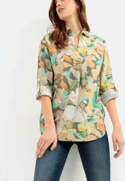 Damen Camel Active Blusen^Schlupfbluse mit Allover Print