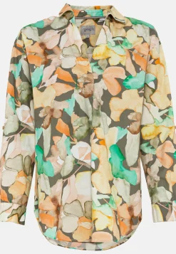Damen Camel Active Blusen^Schlupfbluse mit Allover Print