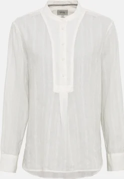 Damen Camel Active Blusen^Schlupfbluse mit Plastron