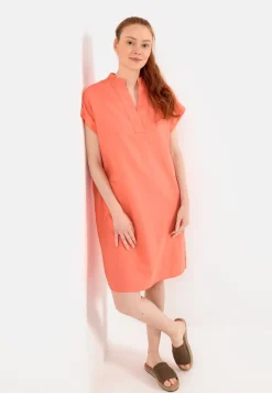 Damen Camel Active Kleider^Schlupfkleid aus einem Leinenmix