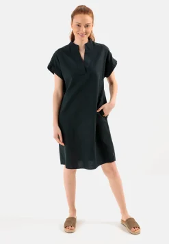 Damen Camel Active Kleider^Schlupfkleid aus einem Leinenmix
