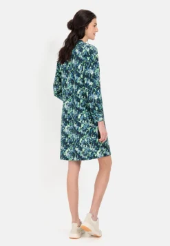 Damen Camel Active Kleider^Schlupfkleid mit langen Krempelärmeln