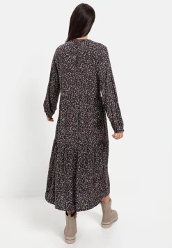 Damen Camel Active Kleider^Schlupfkleid mit langen Ärmeln