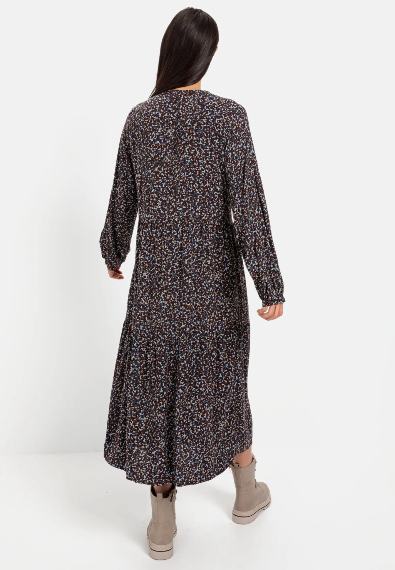 Damen Camel Active Kleider^Schlupfkleid mit langen Ärmeln