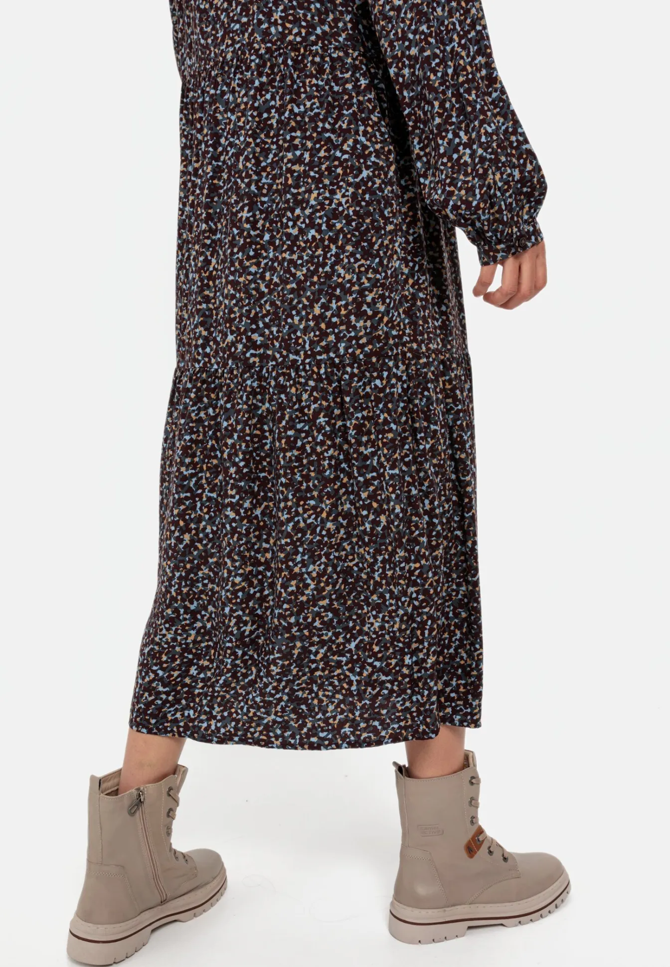 Damen Camel Active Kleider^Schlupfkleid mit langen Ärmeln
