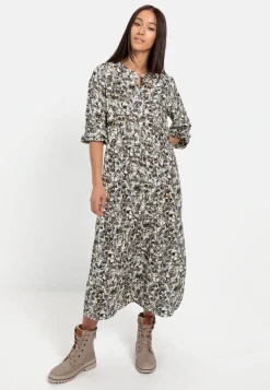 Damen Camel Active Kleider^Schlupfkleid mit langen Ärmeln