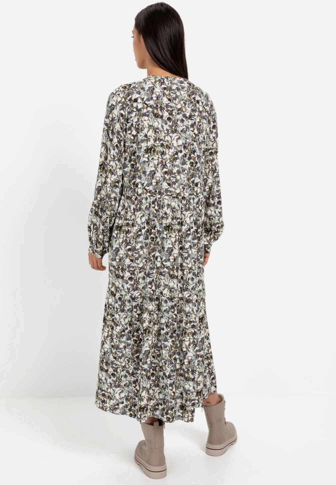 Damen Camel Active Kleider^Schlupfkleid mit langen Ärmeln