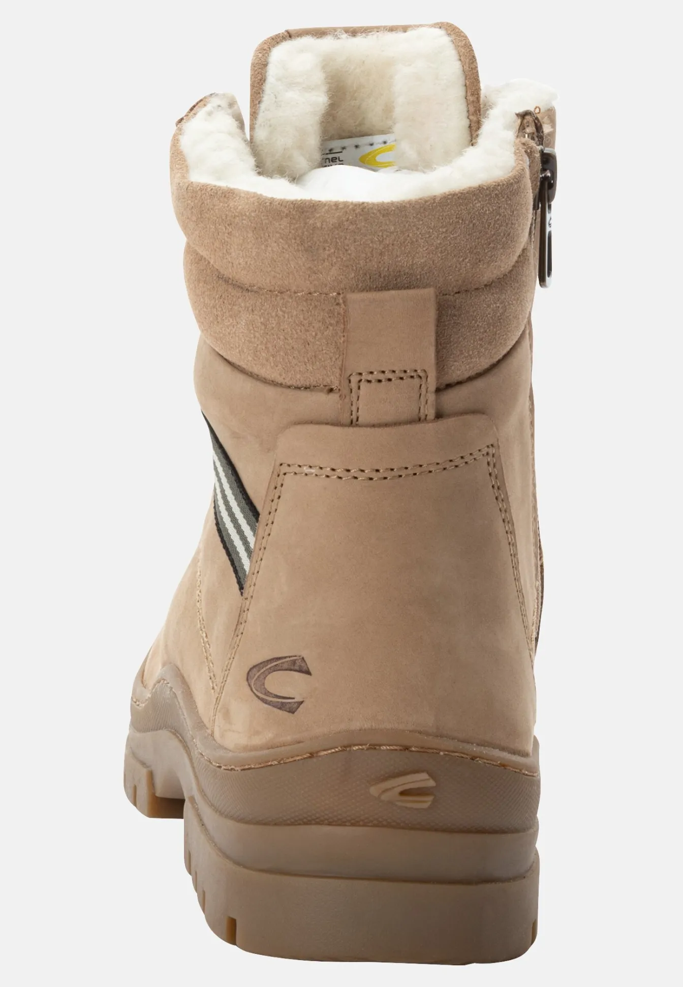 Damen Camel Active Stiefel & Boots^Schnürboot aus echtem Nubukleder