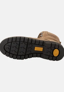 Damen Camel Active Stiefel & Boots^Schnürboot aus Nubuk Rindsleder
