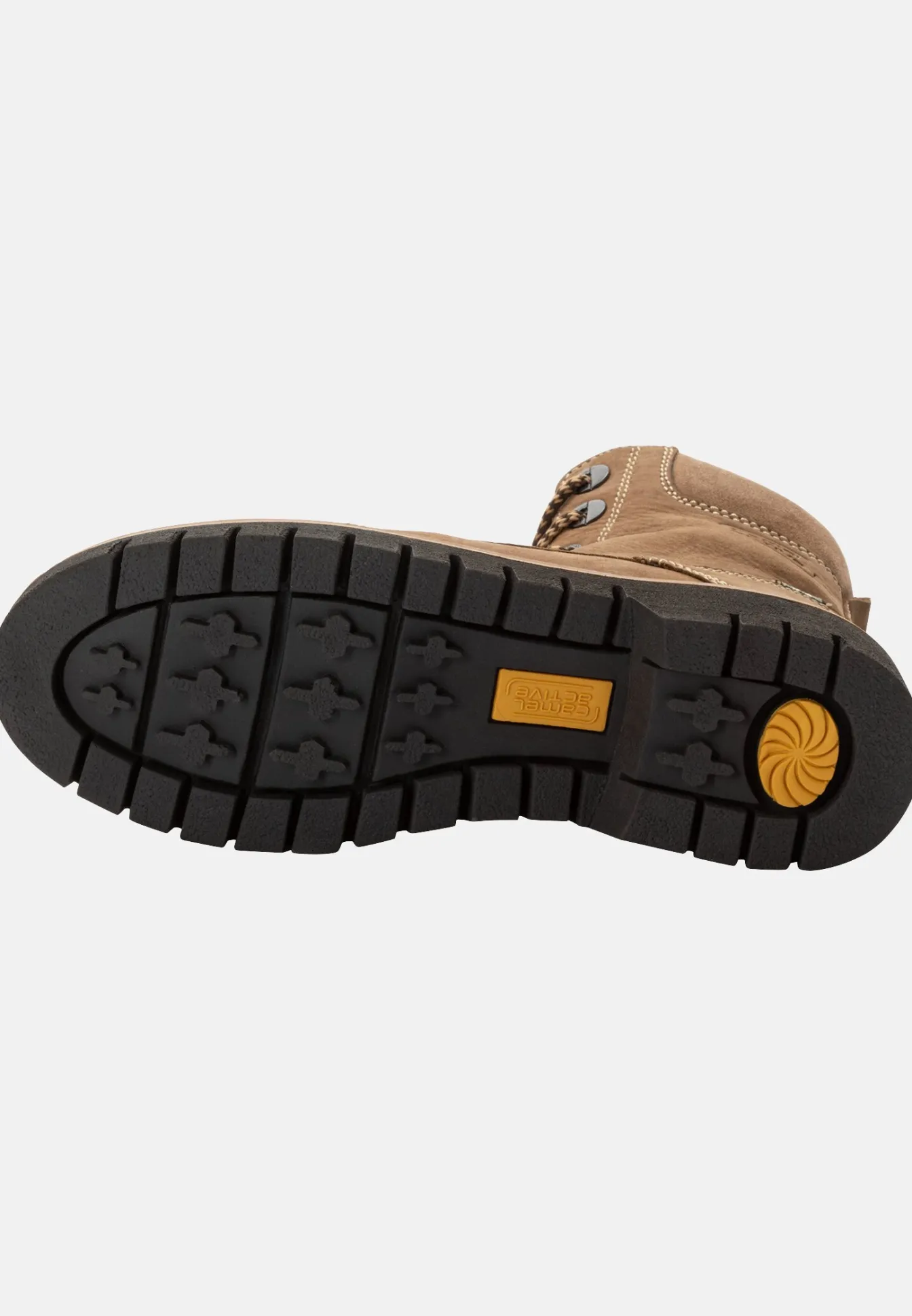 Damen Camel Active Stiefel & Boots^Schnürboot aus Nubuk Rindsleder