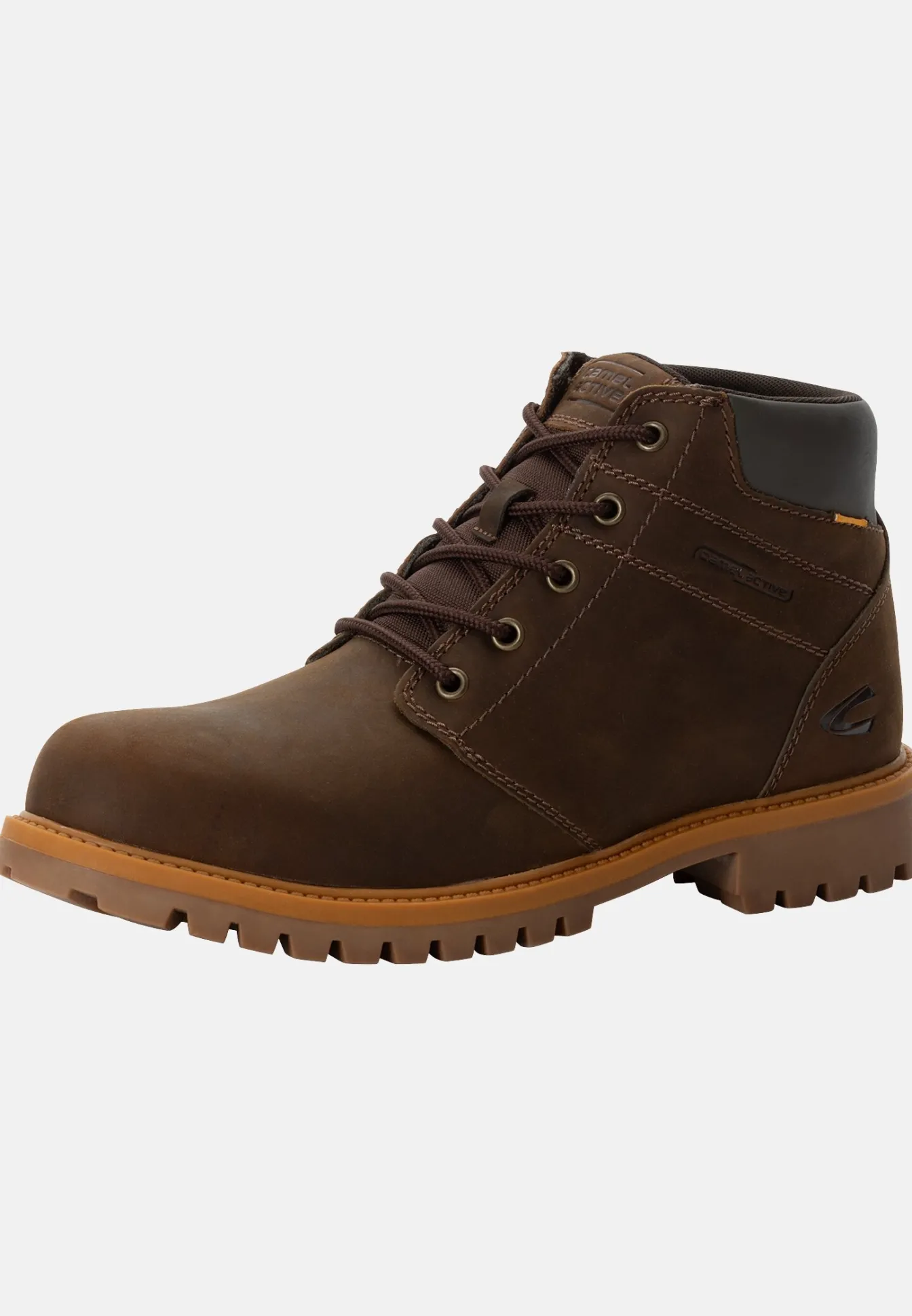 Herren Camel Active Boots^Schnürboot aus Nubukleder