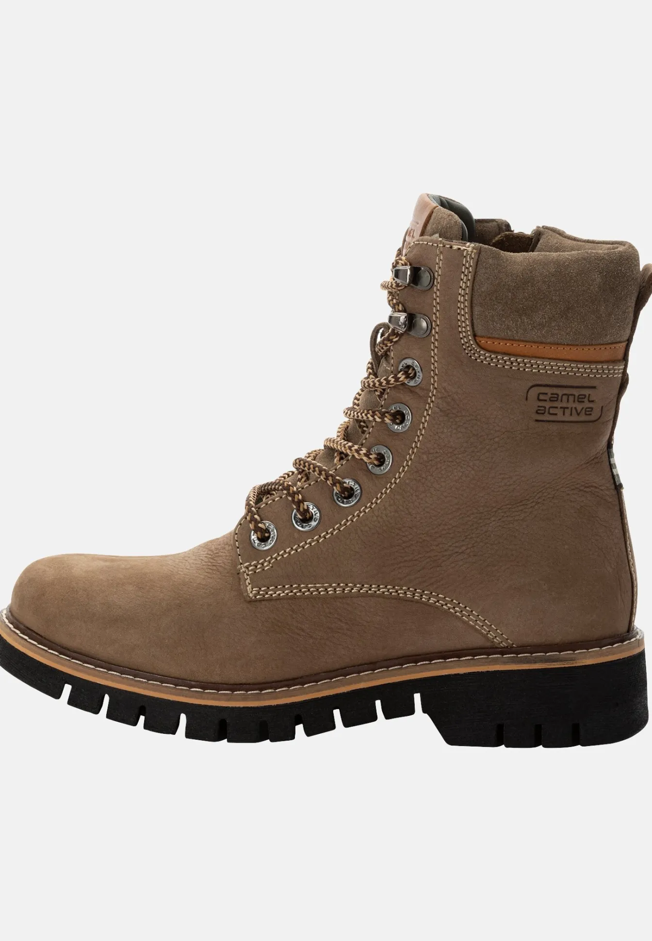 Damen Camel Active Stiefel & Boots^Schnürboot aus Rindsleder