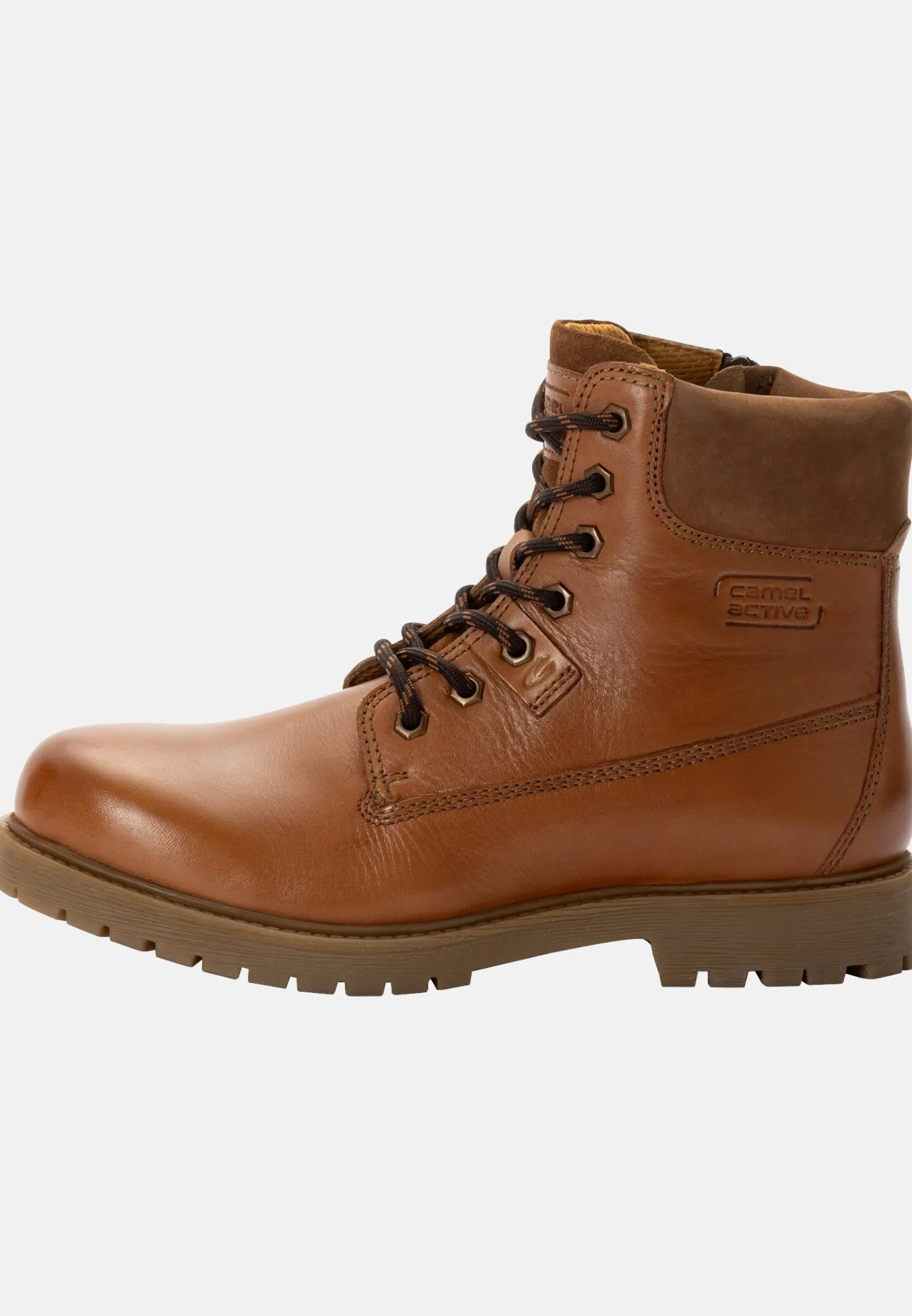 Damen Camel Active Stiefel & Boots^Schnürboots aus echtem Rindsleder