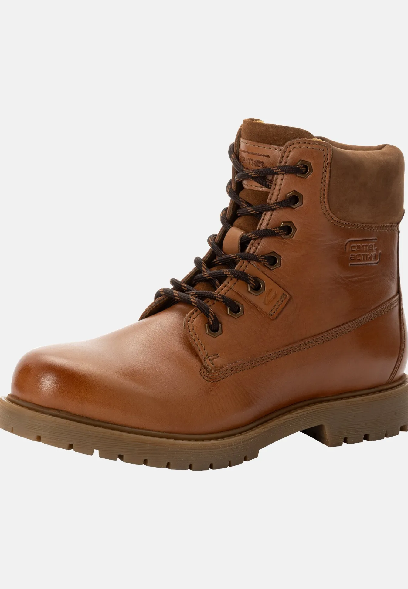 Damen Camel Active Stiefel & Boots^Schnürboots aus echtem Rindsleder