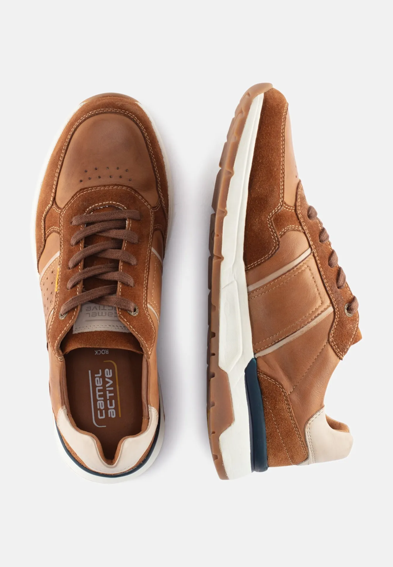 Herren Camel Active Halbschuhe^Schnürschuh mit Kontrastelementen
