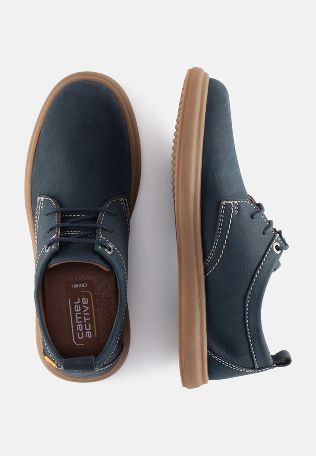 Herren Camel Active Sneaker^Schnürschuhe aus Leder