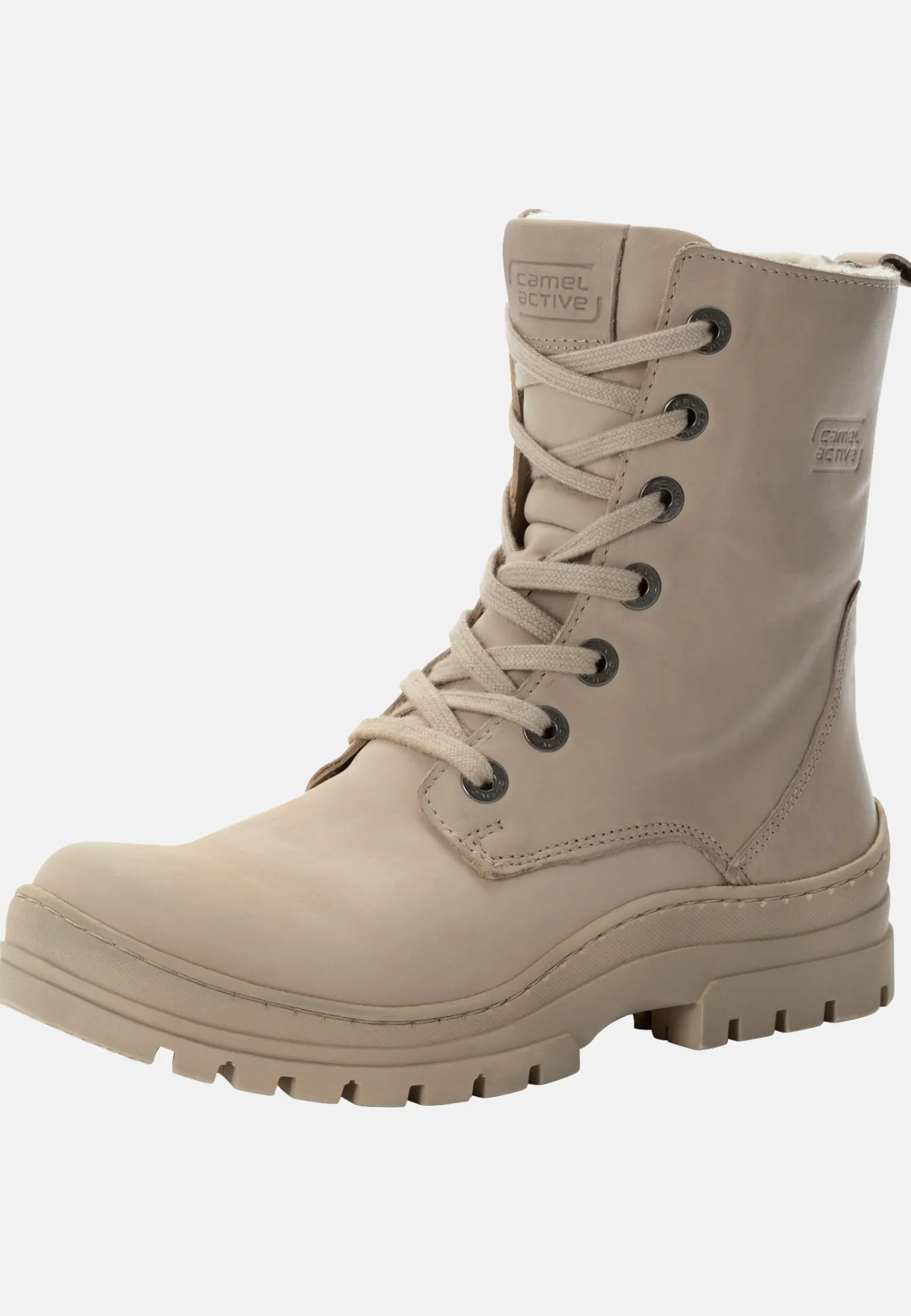 Damen Camel Active Stiefel & Boots^Schnürstiefel aus Rindsleder