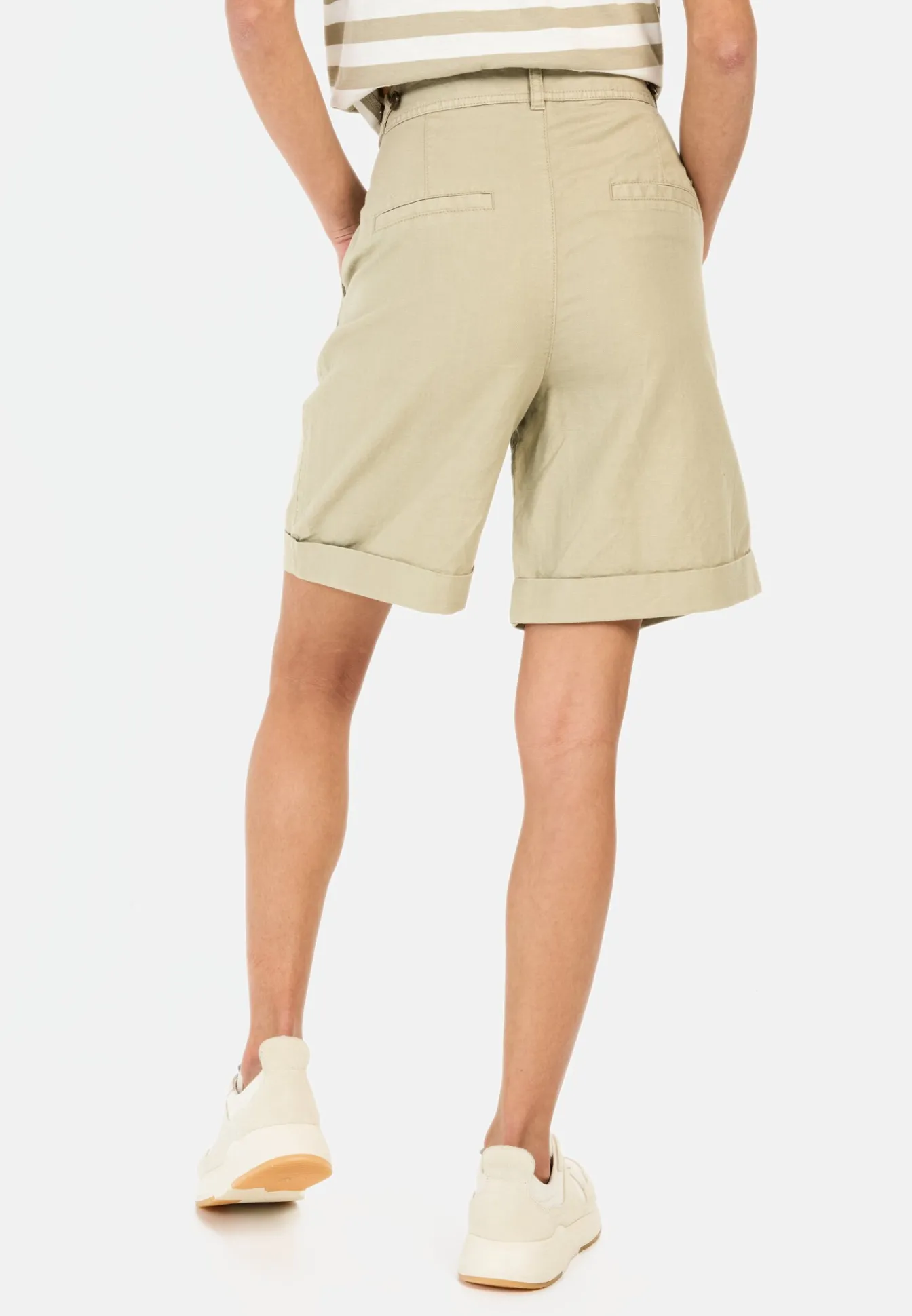 Damen Camel Active Hosen^Shorts aus Leinenmix