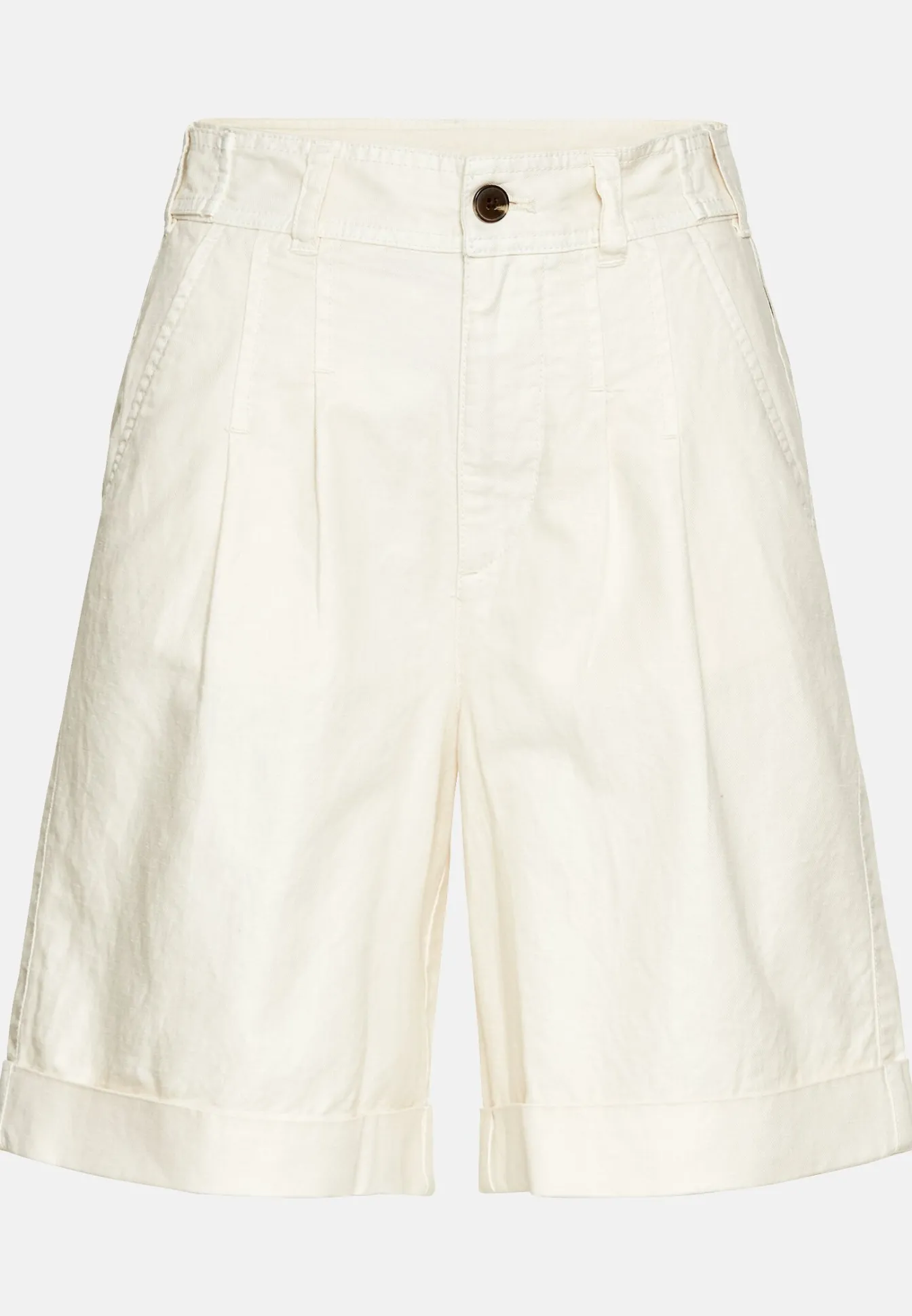 Damen Camel Active Hosen^Shorts aus Leinenmix