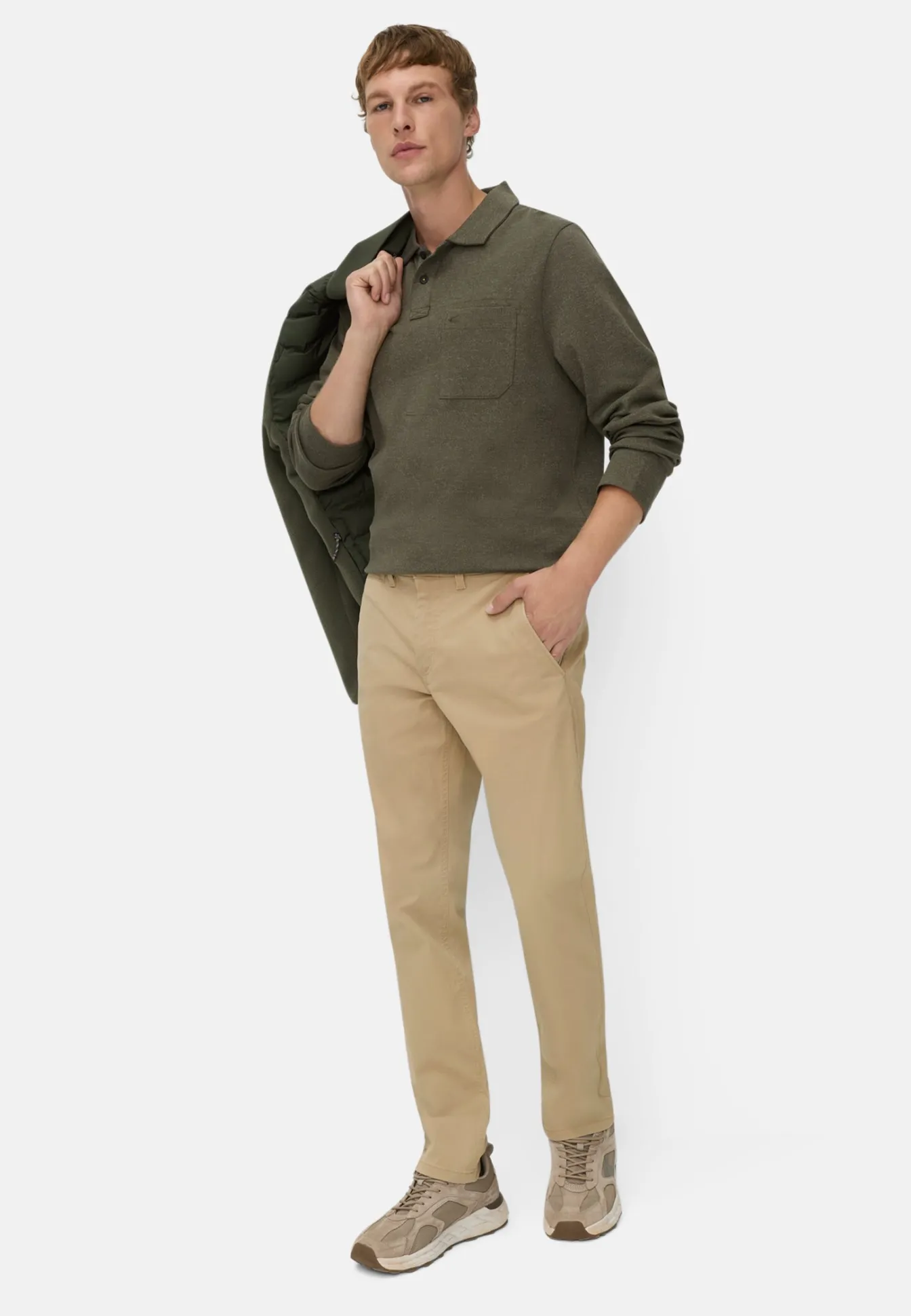Herren Camel Active Hosen^Slim Fit Chino
