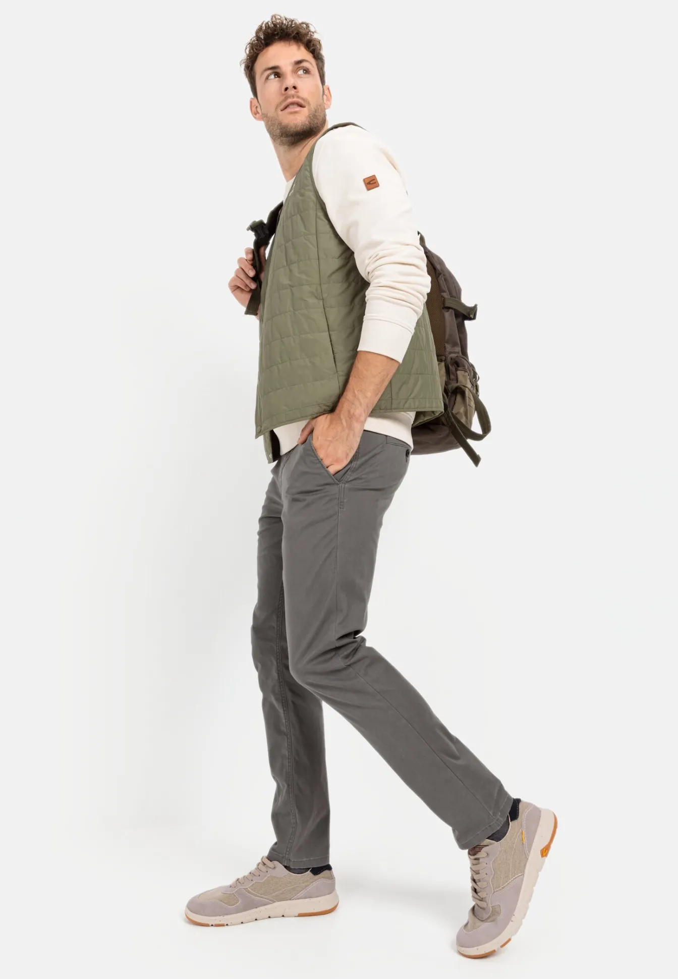 Herren Camel Active Hosen^Slim Fit Chino