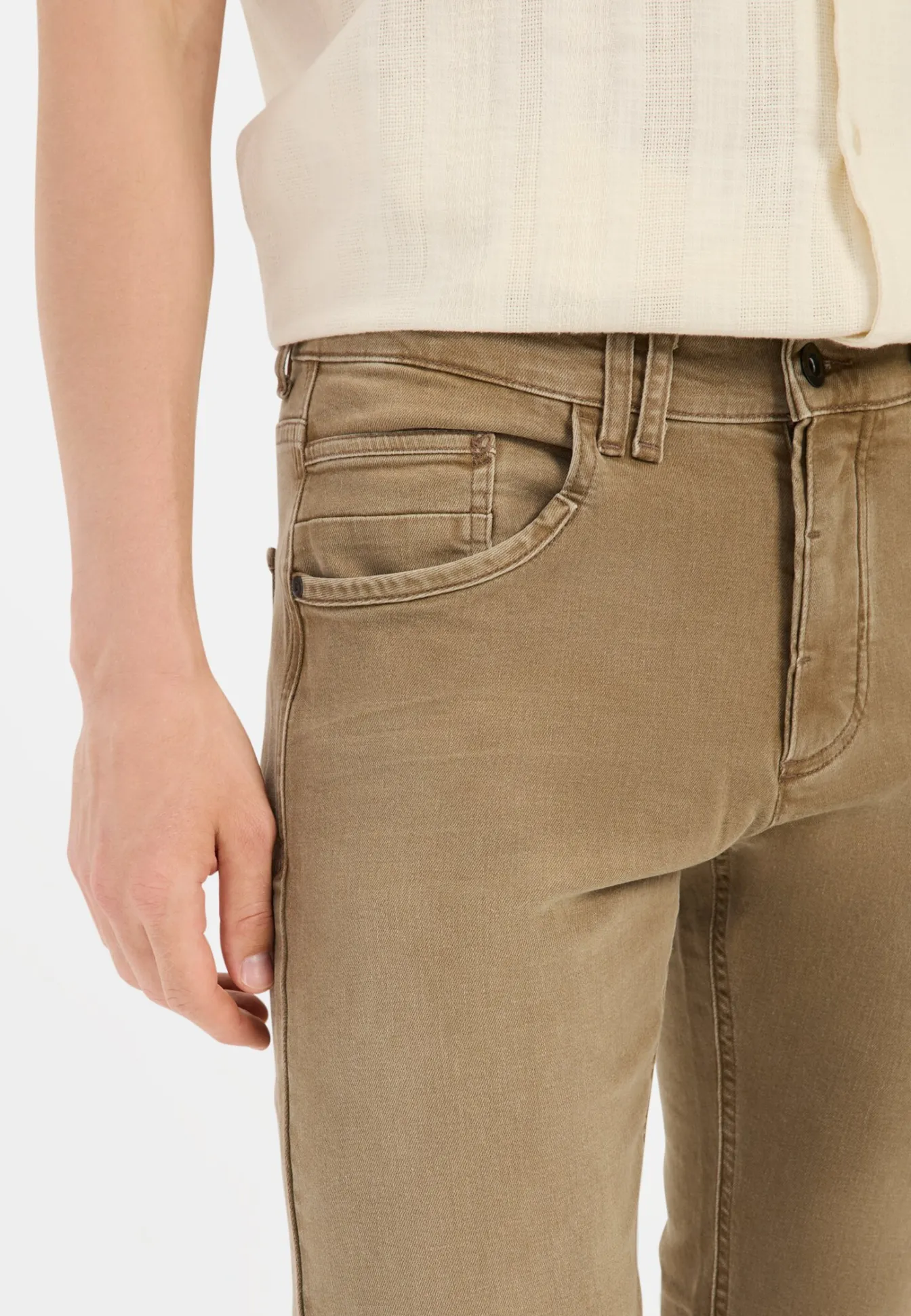 Herren Camel Active Jeans^Slim Fit Jeans aus Baumwolle