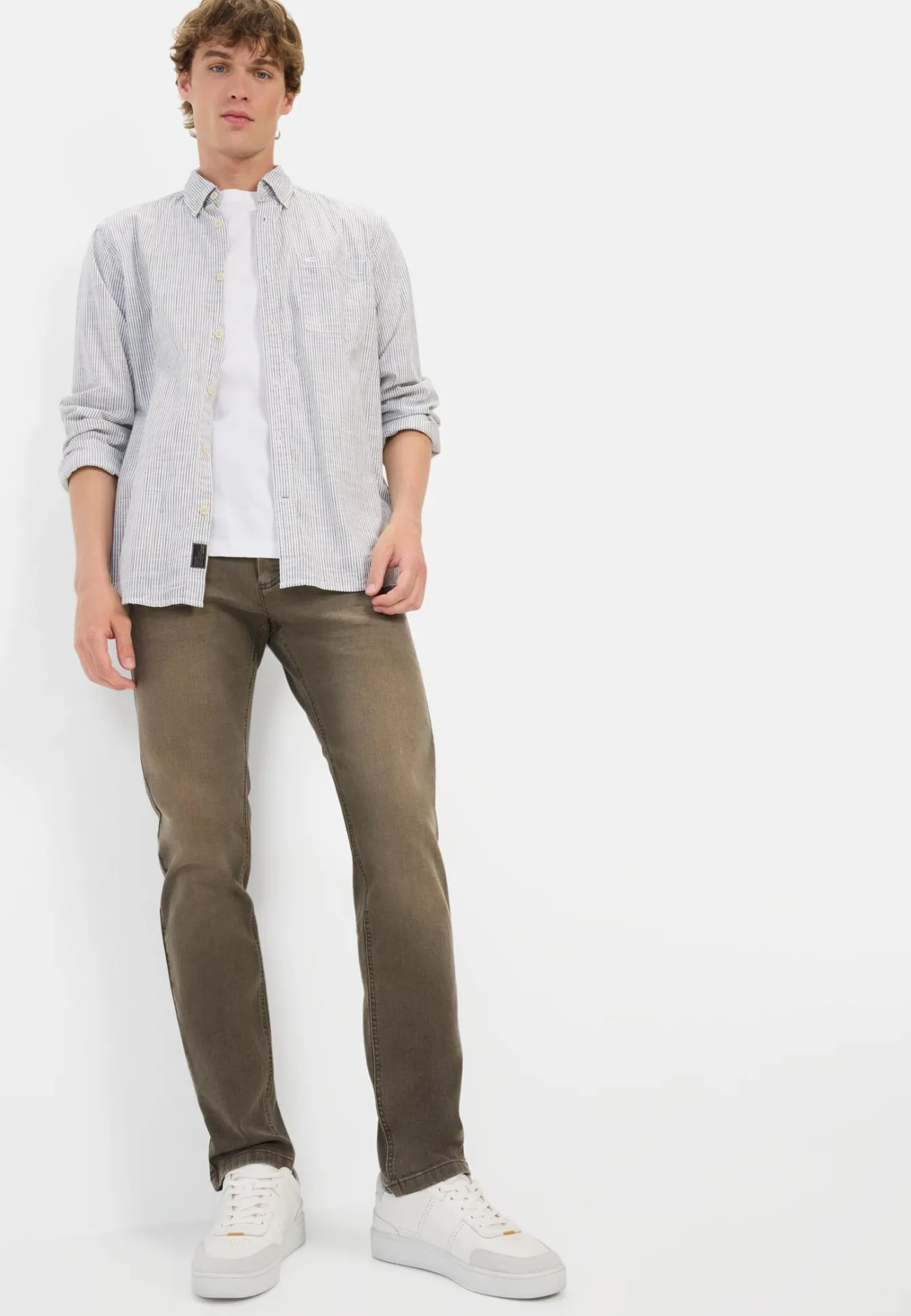 Herren Camel Active Jeans^Slim Fit Jeans aus Baumwolle