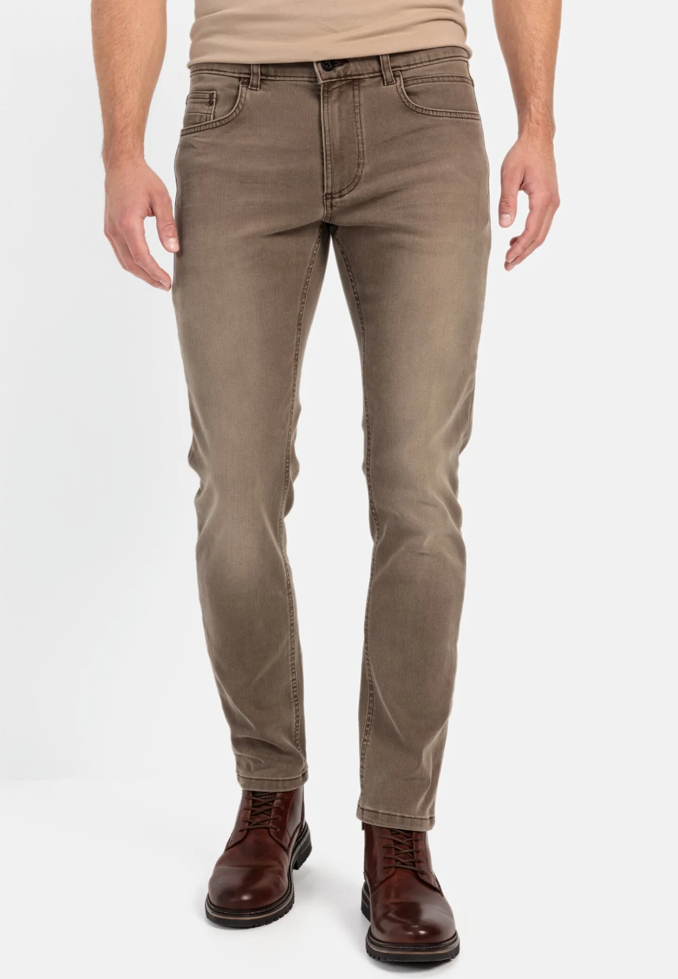 Herren Camel Active Jeans^Slim Fit 5-Pocket Jeans