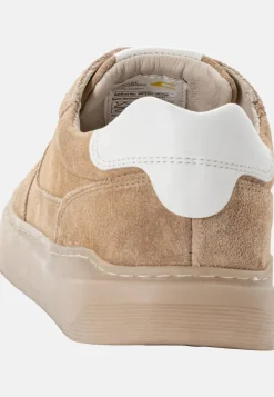 Damen Camel Active Sneaker^Sneaker aus echtem Splitleder