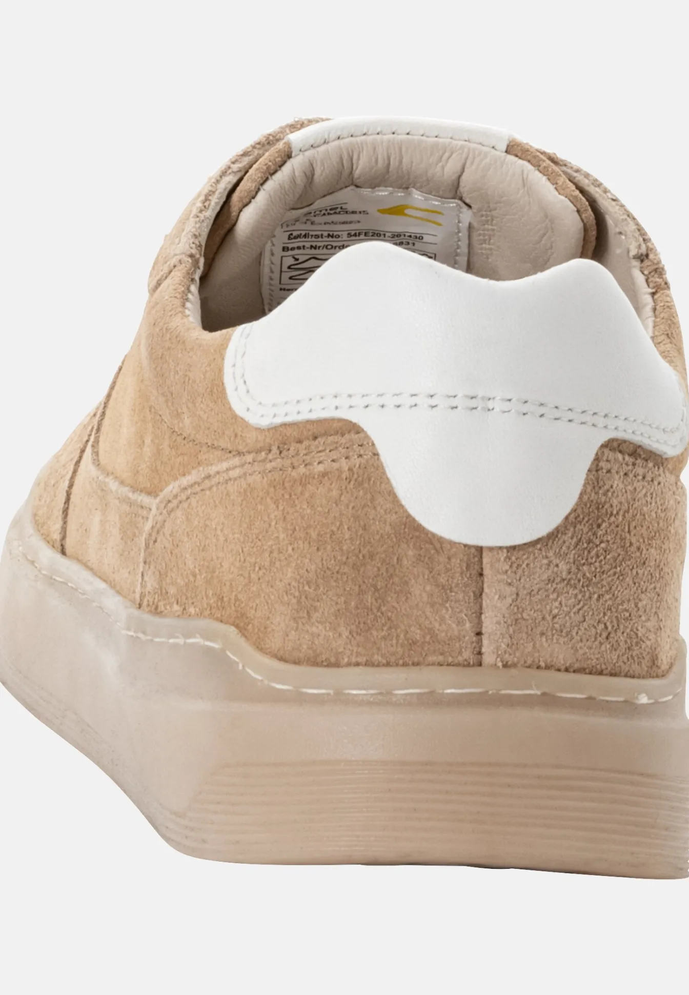 Damen Camel Active Sneaker^Sneaker aus echtem Splitleder