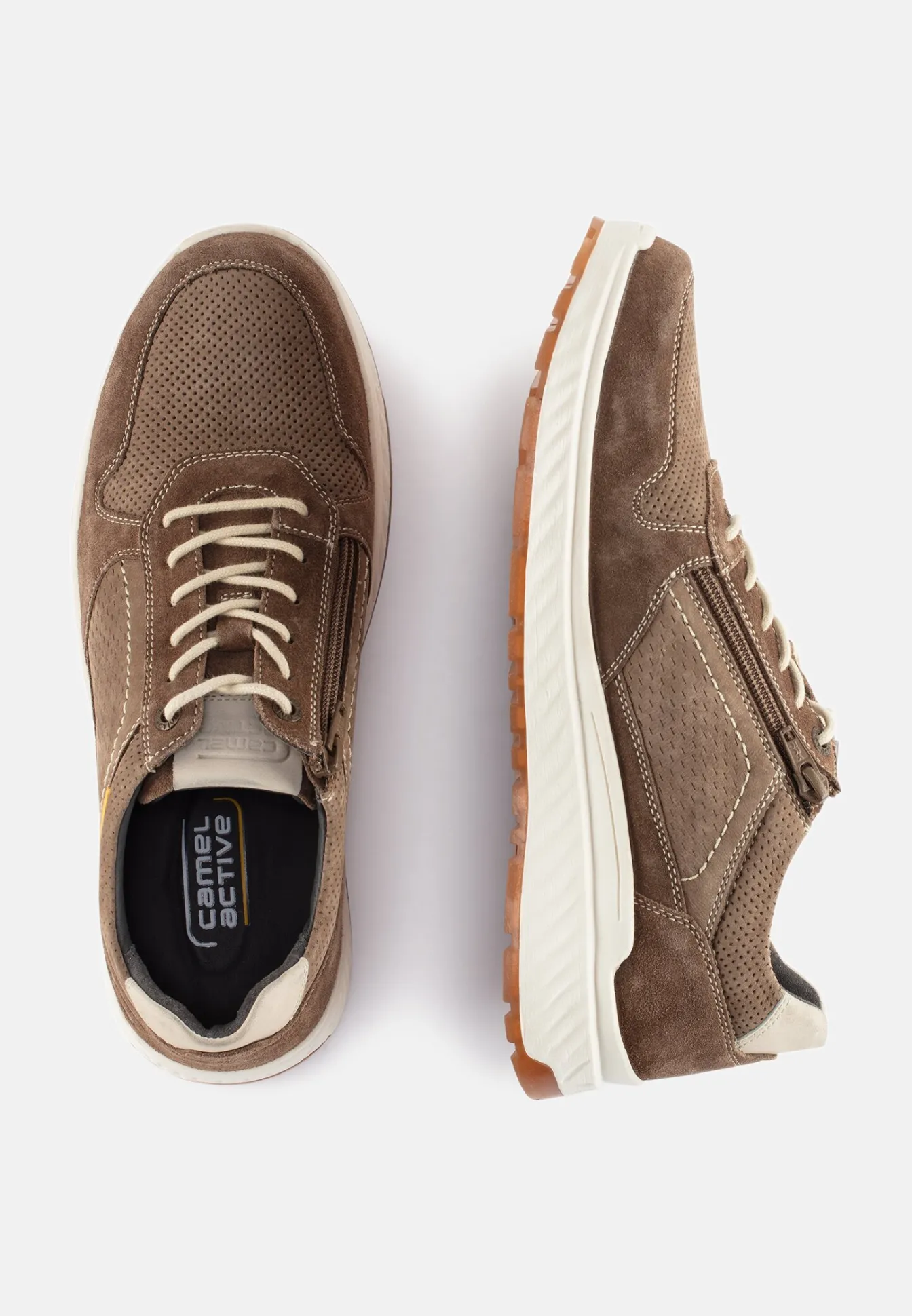 Herren Camel Active Sneaker^Sneaker aus Nubukleder