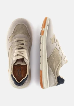Herren Camel Active Sneaker^Sneaker aus Used Canvas und Spaltleder