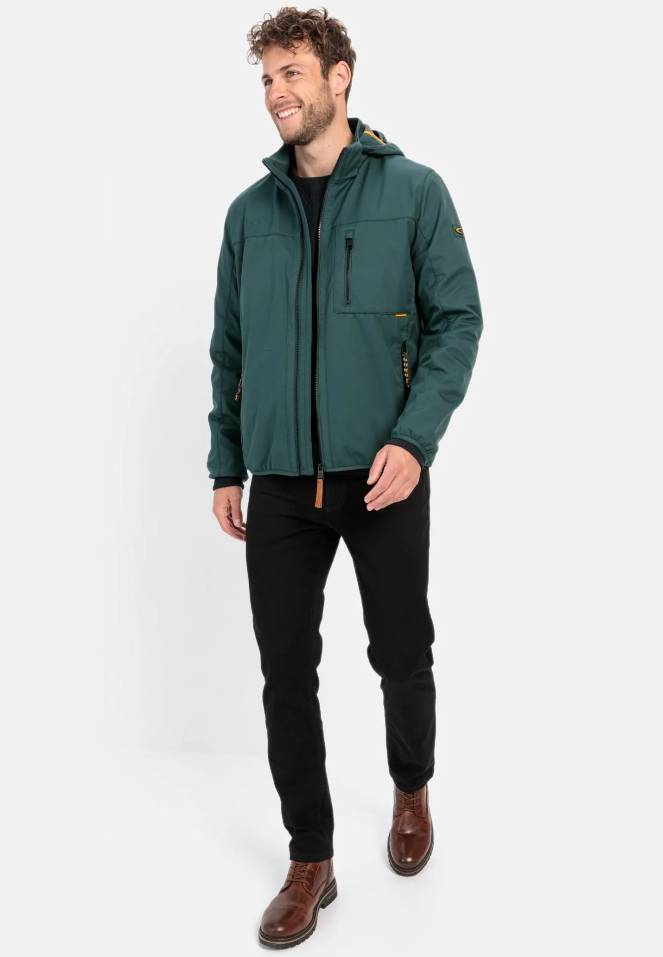 Herren Camel Active Jacken & Westen^Softshell Jacke mit abnehmbarer Kapuze
