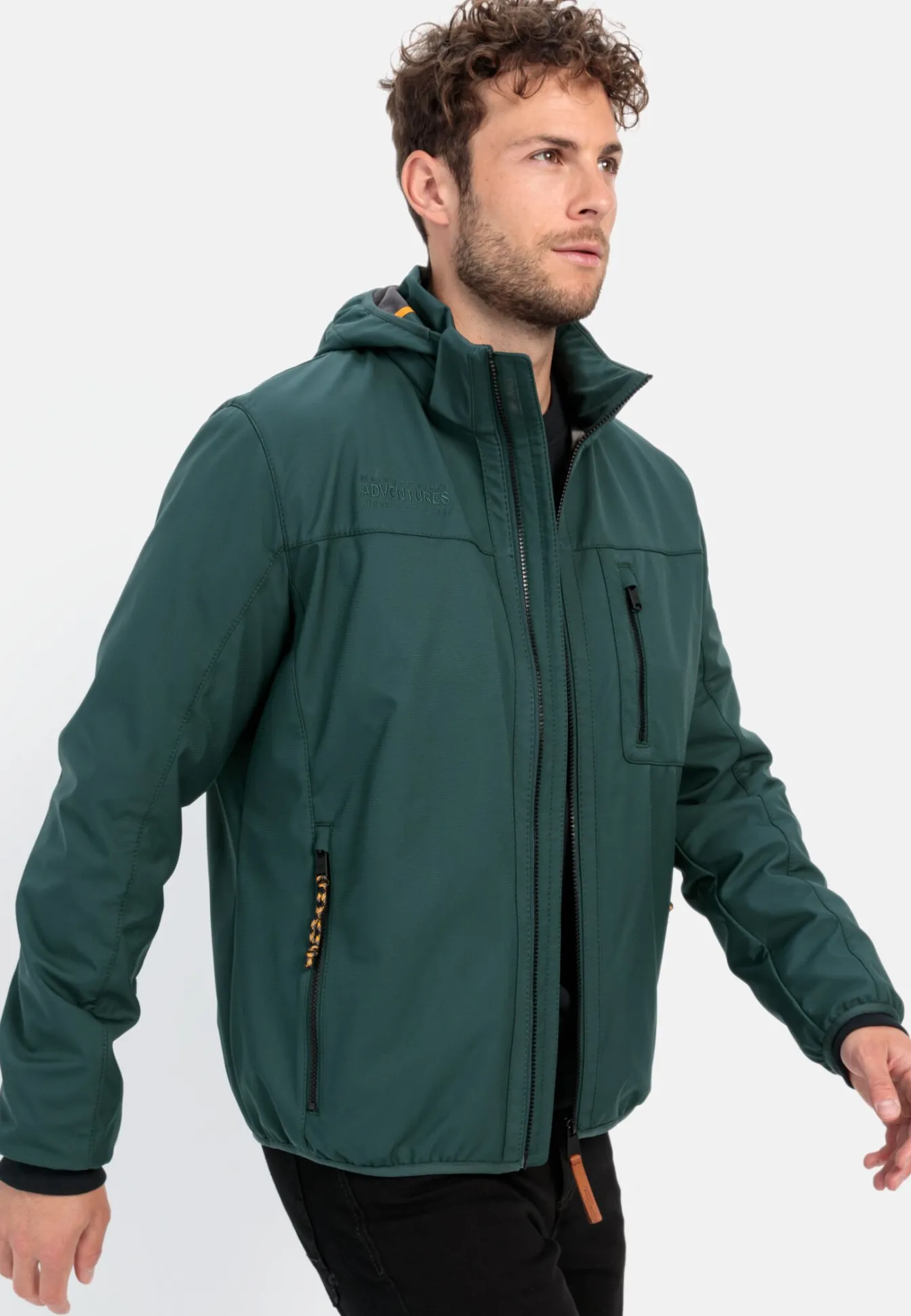Herren Camel Active Jacken & Westen^Softshell Jacke mit abnehmbarer Kapuze