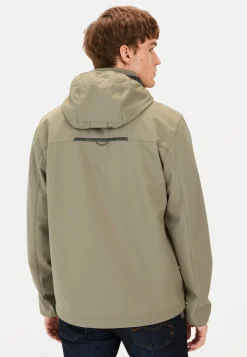 Herren Camel Active Jacken & Westen^Softshelljacke mit abnehmbarer Kapuze und reflektierenden Details