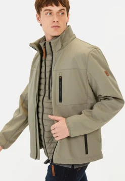 Herren Camel Active Jacken & Westen^Softshelljacke mit abnehmbarer Kapuze und reflektierenden Details