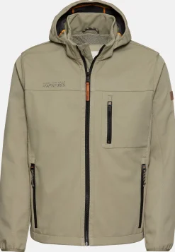 Herren Camel Active Jacken & Westen^Softshelljacke mit abnehmbarer Kapuze und reflektierenden Details