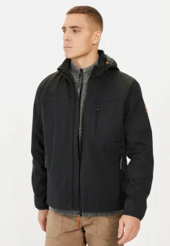 Herren Camel Active Jacken & Westen^Softshelljacke mit abnehmbarer Kapuze und reflektierenden Details
