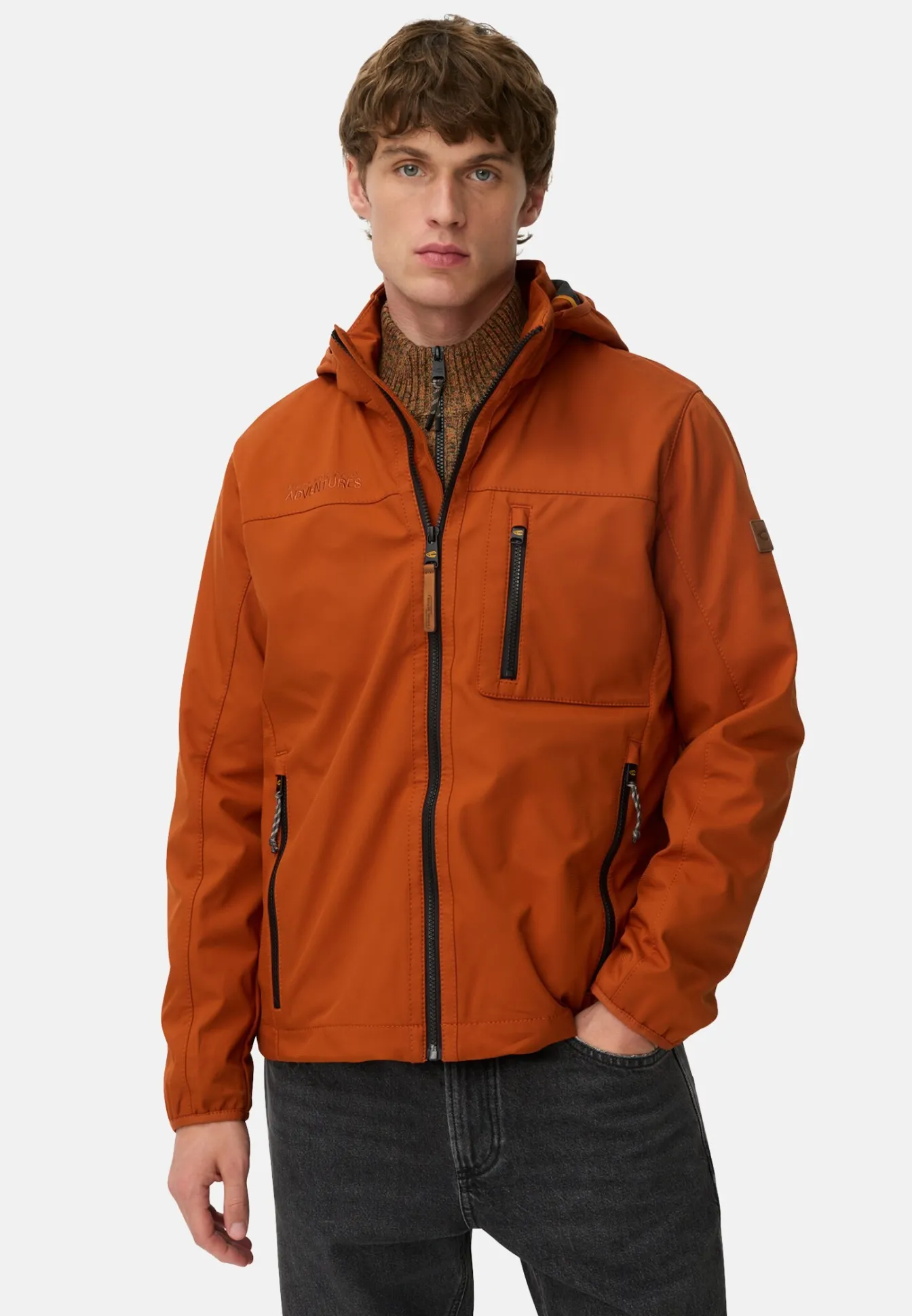 Herren Camel Active Jacken & Westen^Softshelljacke mit abnehmbarer Kapuze