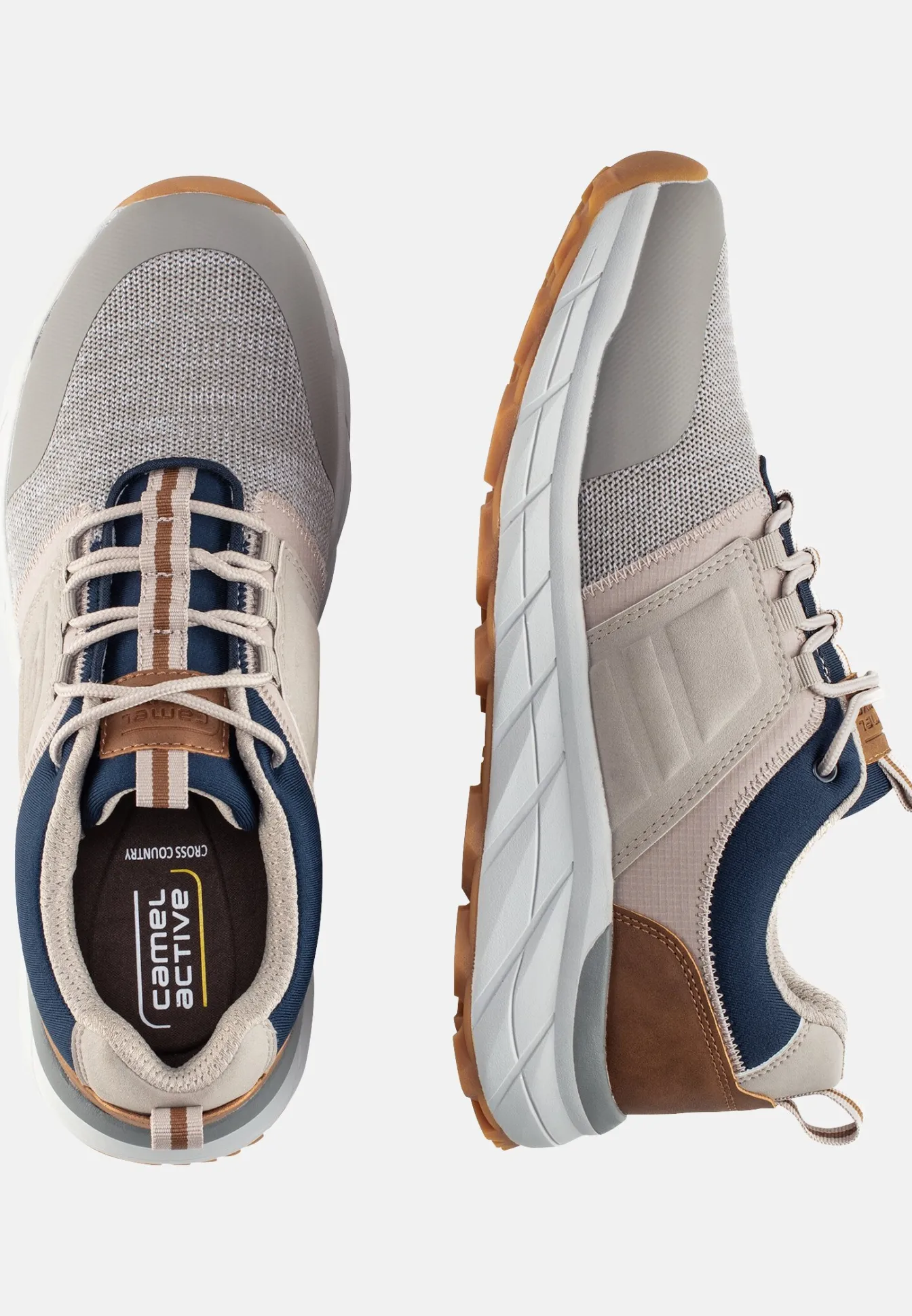 Herren Camel Active Sneaker^Sportlicher Sneaker mit Lederbesatz