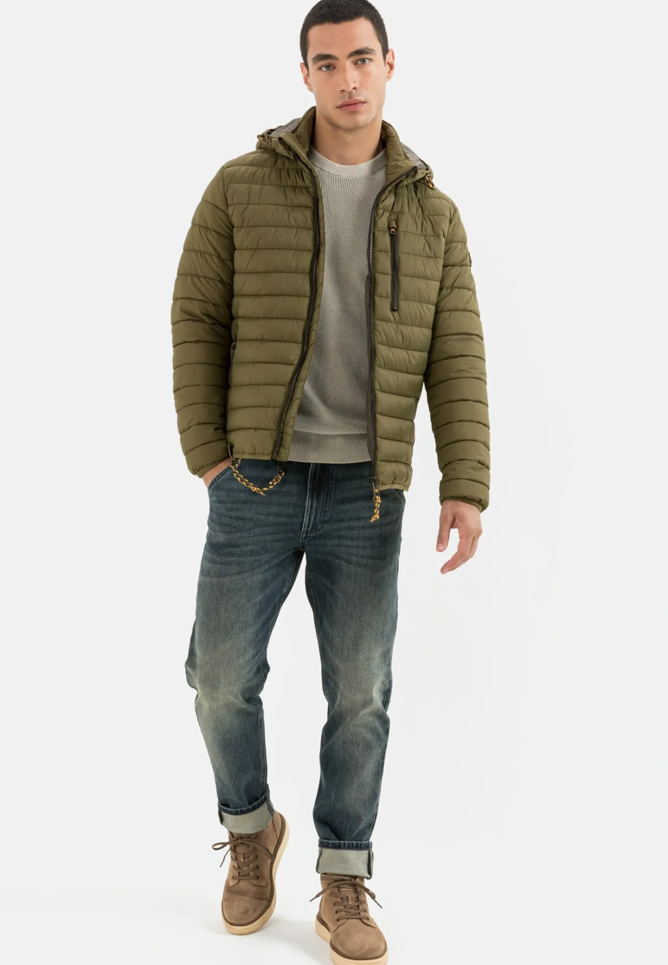 Herren Camel Active Jacken & Westen^Stepp-Blouson aus recyceltem Nylon