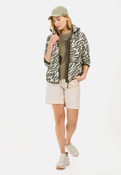 Damen Camel Active Jacken & Westen^Steppblouson mit Animal-Print