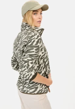 Damen Camel Active Jacken & Westen^Steppblouson mit Animal-Print