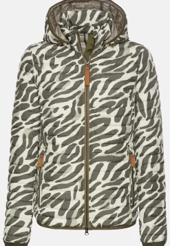 Damen Camel Active Jacken & Westen^Steppblouson mit Animal-Print
