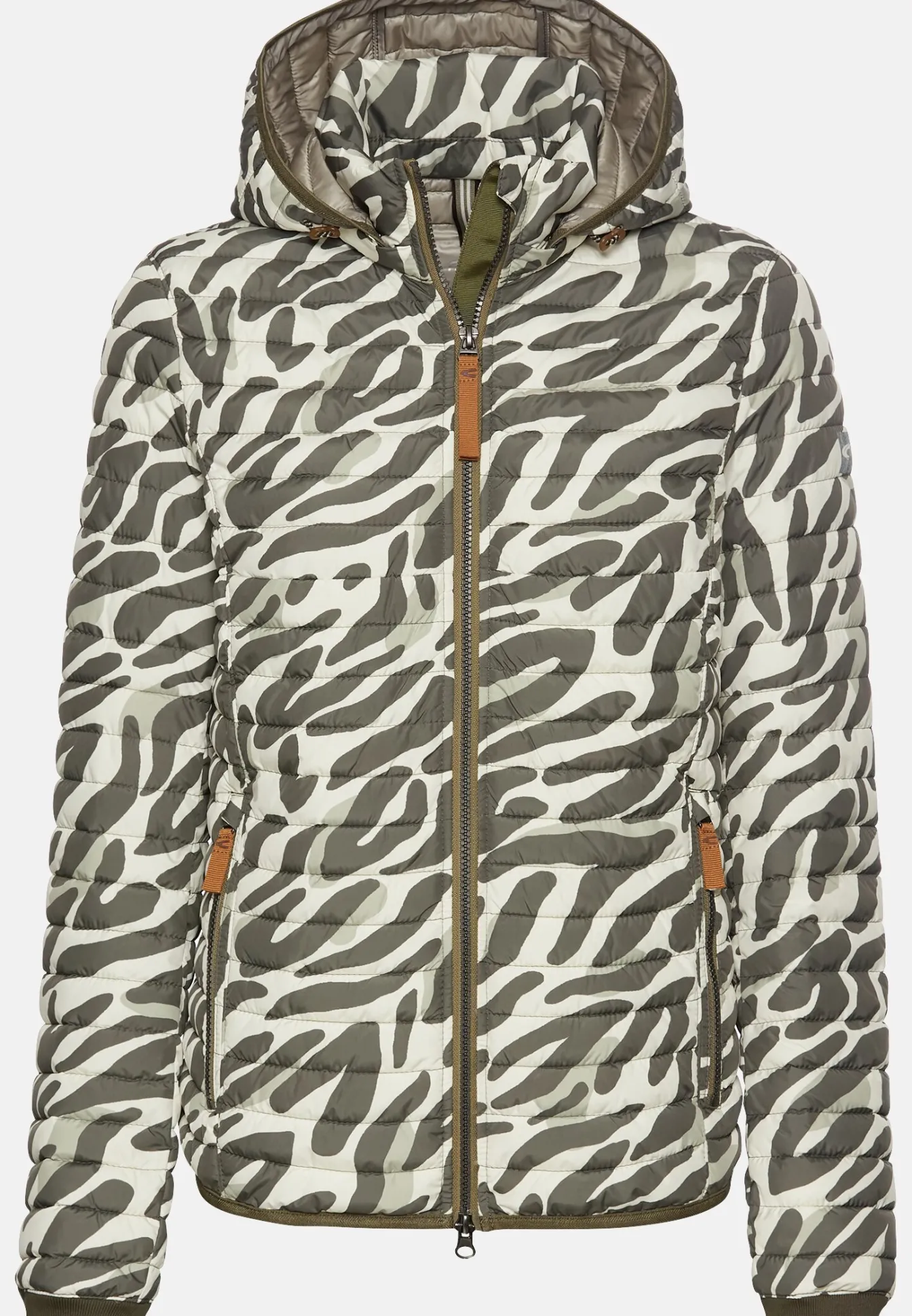Damen Camel Active Jacken & Westen^Steppblouson mit Animal-Print