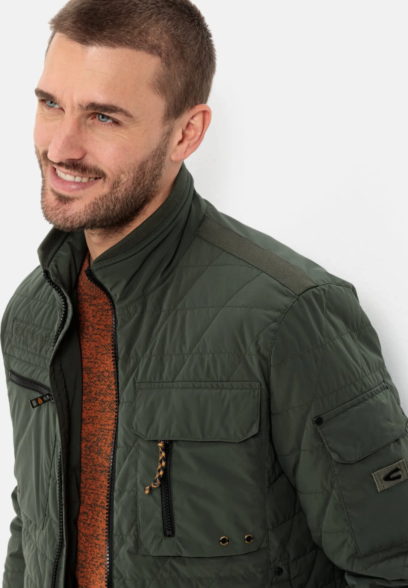 Herren Camel Active Jacken & Westen^Stepp-Blouson mit Stehkragen